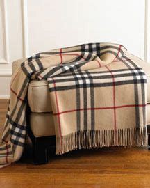 burberry plaid blanket